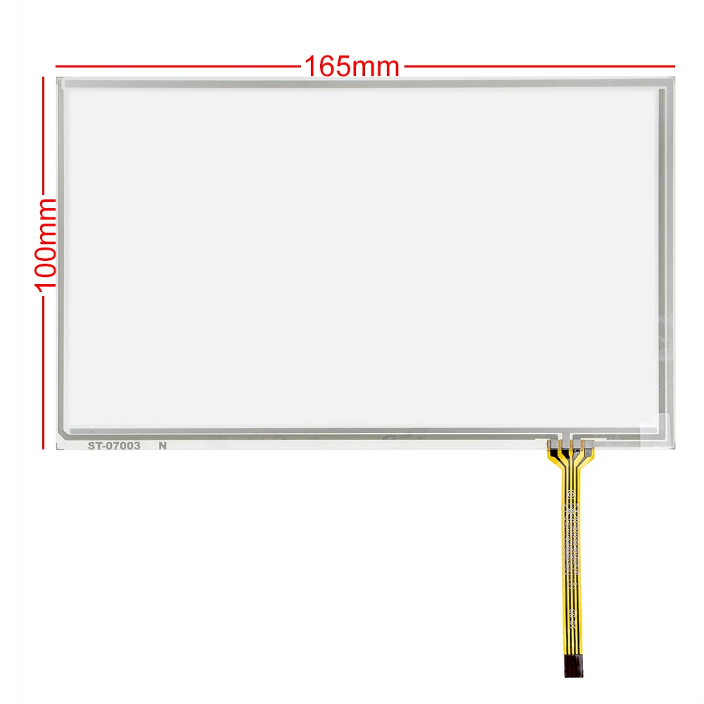 

7 Inch HSD070IDW1-D00 A20 A21 AT070TN90 Resistor car GPS navigation DVD radio touch screen panel 165*100 mm/164*99mm