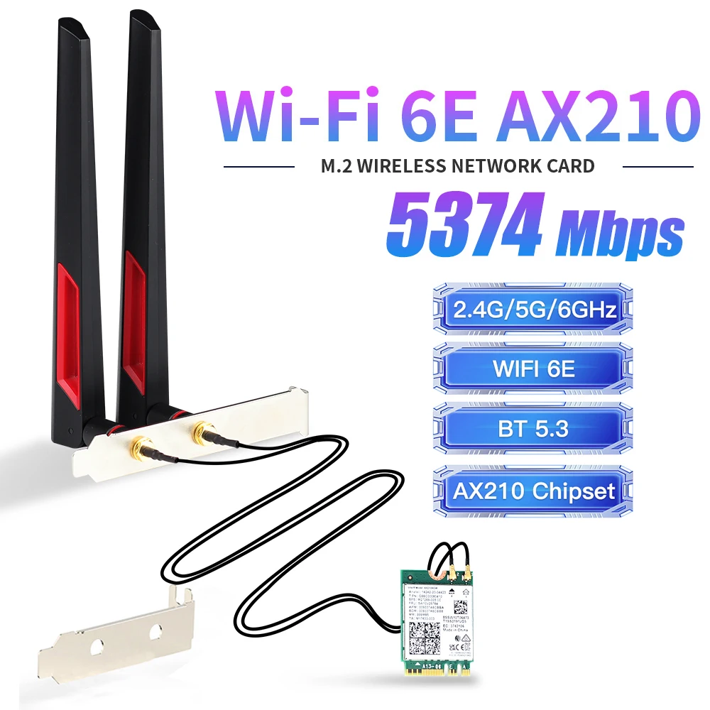 Wifi 6E Intel AX210 M