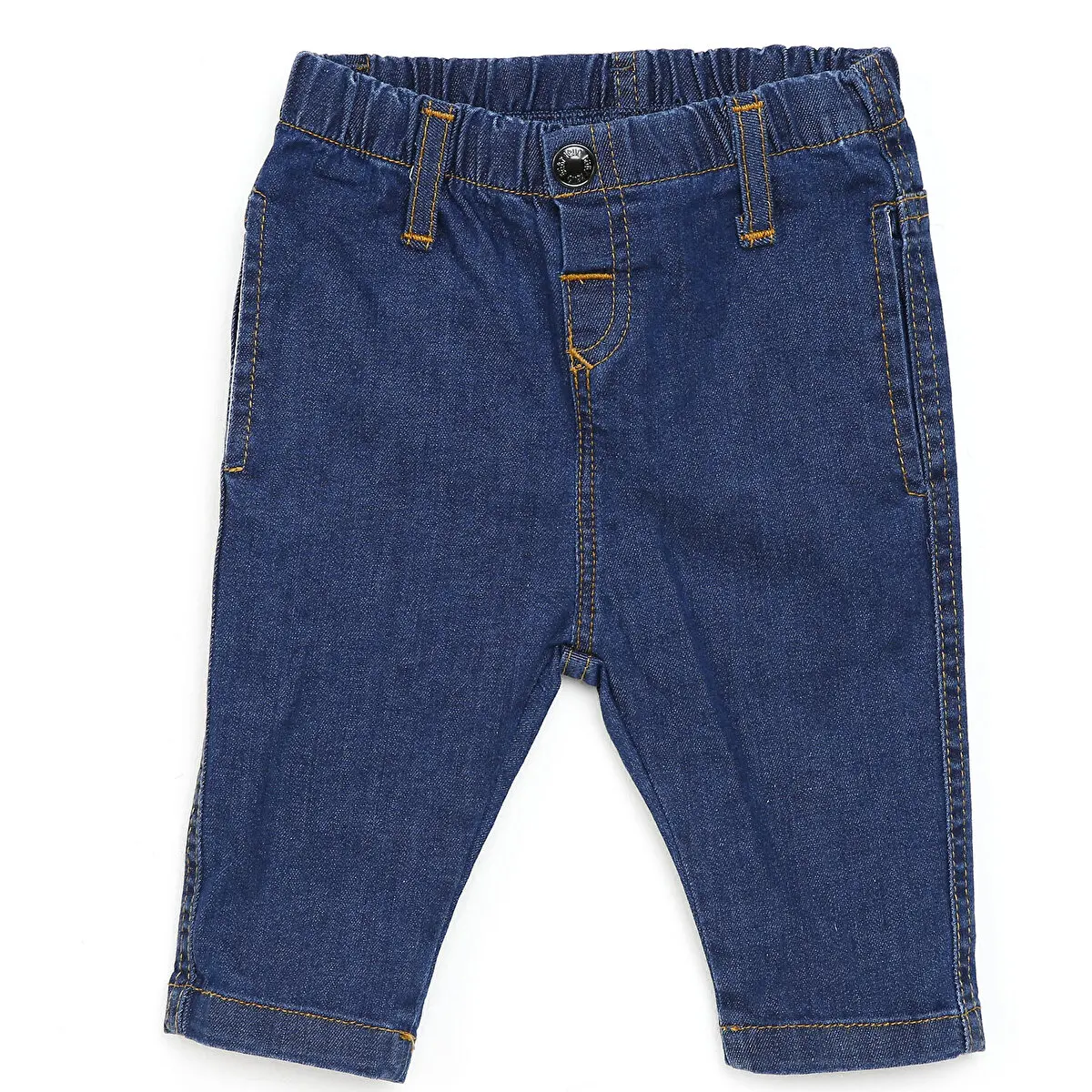 

ebebek Hellobaby Basic Erkek Bebek Beli Lastikli Denim Pantolon