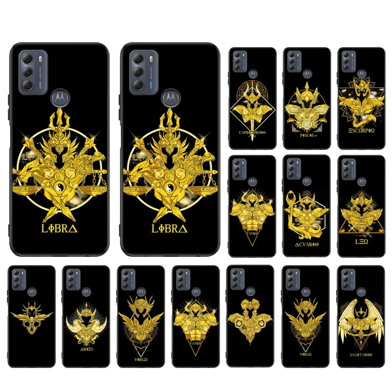 

Anime Saint Seiya Zodiac Art Logo Phone Case for Motorola Moto G 5G G50 G30 G10 G60 G Pure G Stylus G40 Fusion G Play G Power