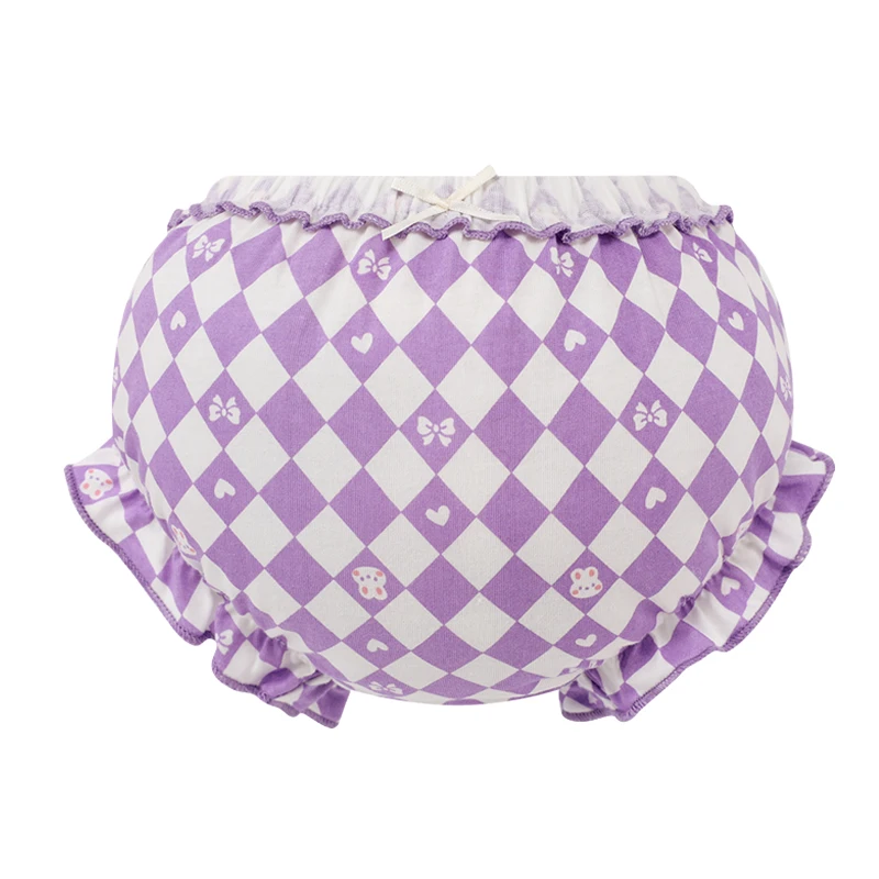 Шорты из 100% хлопка для малышей милые трусики с рисунками маленьких девочек