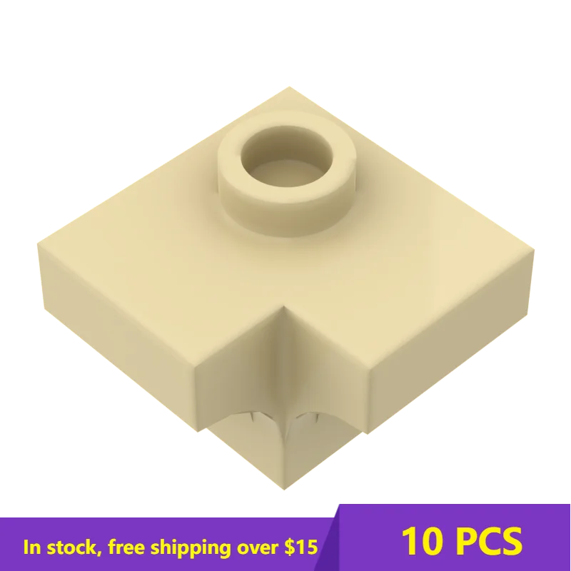 10 шт. кубики MOC сборные партии 38585 угловая стена кирпич 2X2 MXL строительные блоки