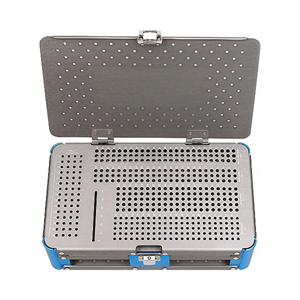 Набор ортопедических инструментов из нержавеющей стали контейнер для винтов