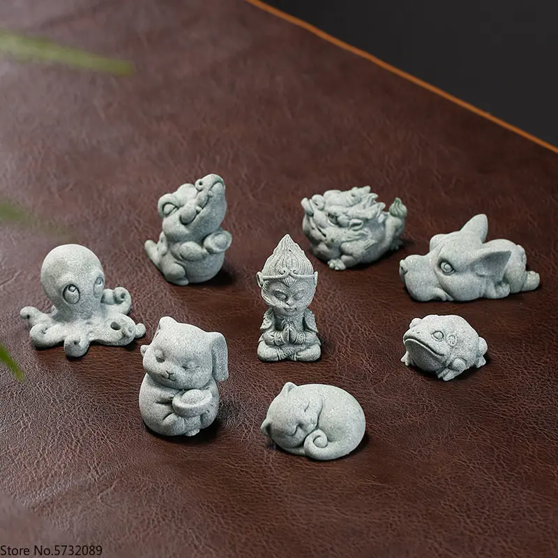 

Creative Battle of Holy Buddha, Crocodile, Golden Toad, Octopus, Rabbit, Small Pendant, Hand Handle, Tea Pet, Tea Play