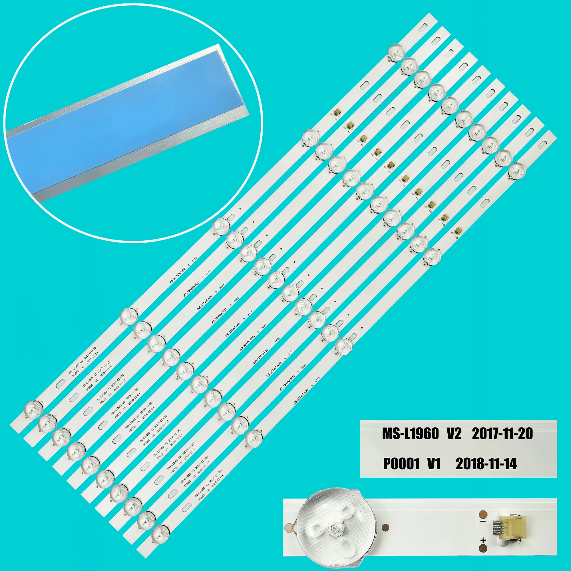 Фото Светодиодная лента для 55LEX-6027 55LEX-5039 55LEX-5039/TF2C 55LEX-6027/UTS2C 55LEX-6039/UTS2C55LEX-5027/FT2C 55LEX-6027/UTS2C MS-L1960 №1