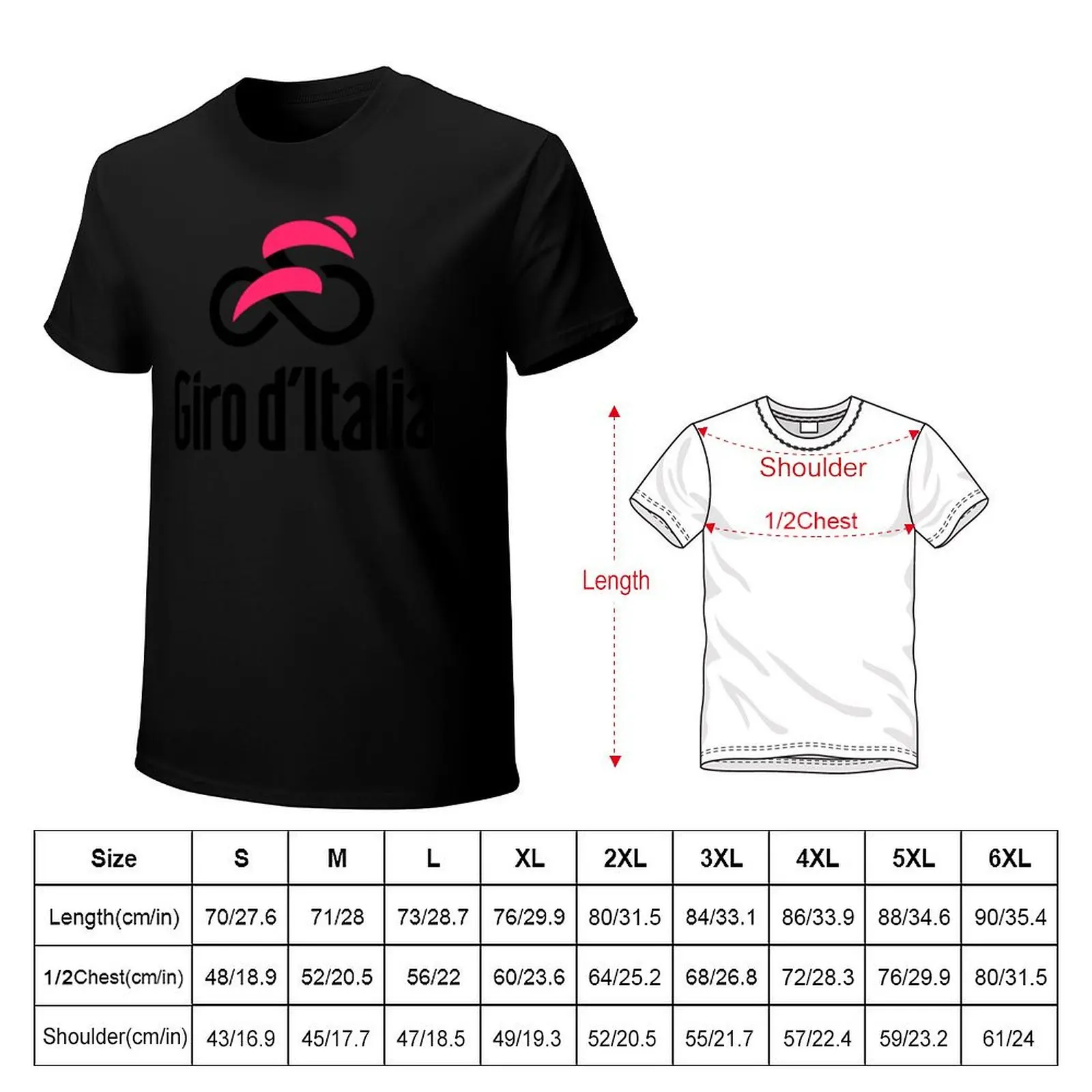 Фото Футболка Giro d Italia с оригинальным принтом, повседневная футболка №2