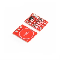 10pcslot ttp223 touch button module capacitor type single channel self locking touch switch sensor