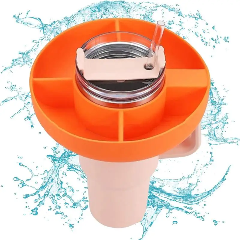 

Разделенный поднос для закусок, силиконовая морозильная камера, зеркальный поднос для еды, круглый поднос для фруктов, многоразовый разделенный контейнер для закусок