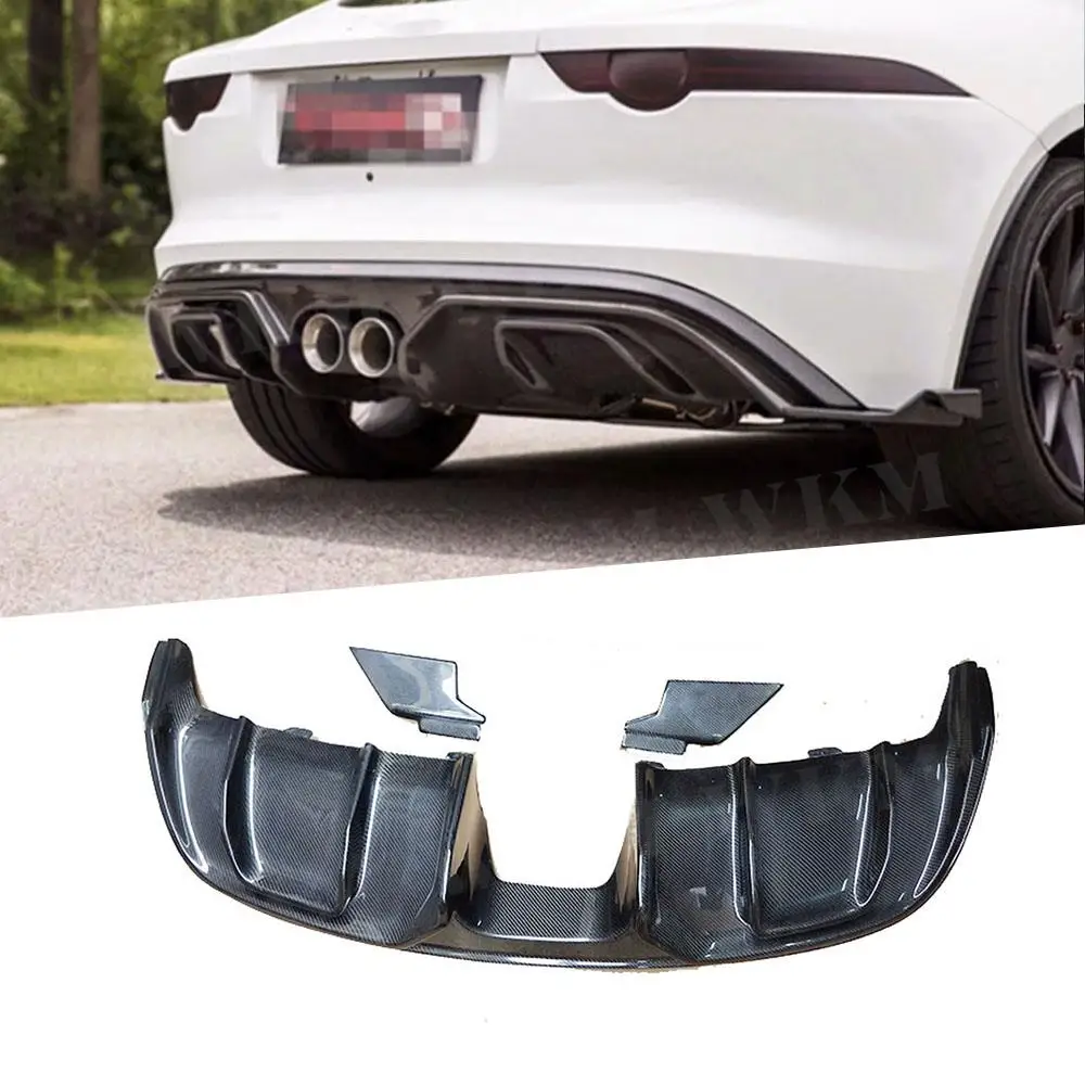 

3 шт./комплект, задний спойлер из углеродного волокна для Jaguar Coupe 2 Door 2015 - 2019