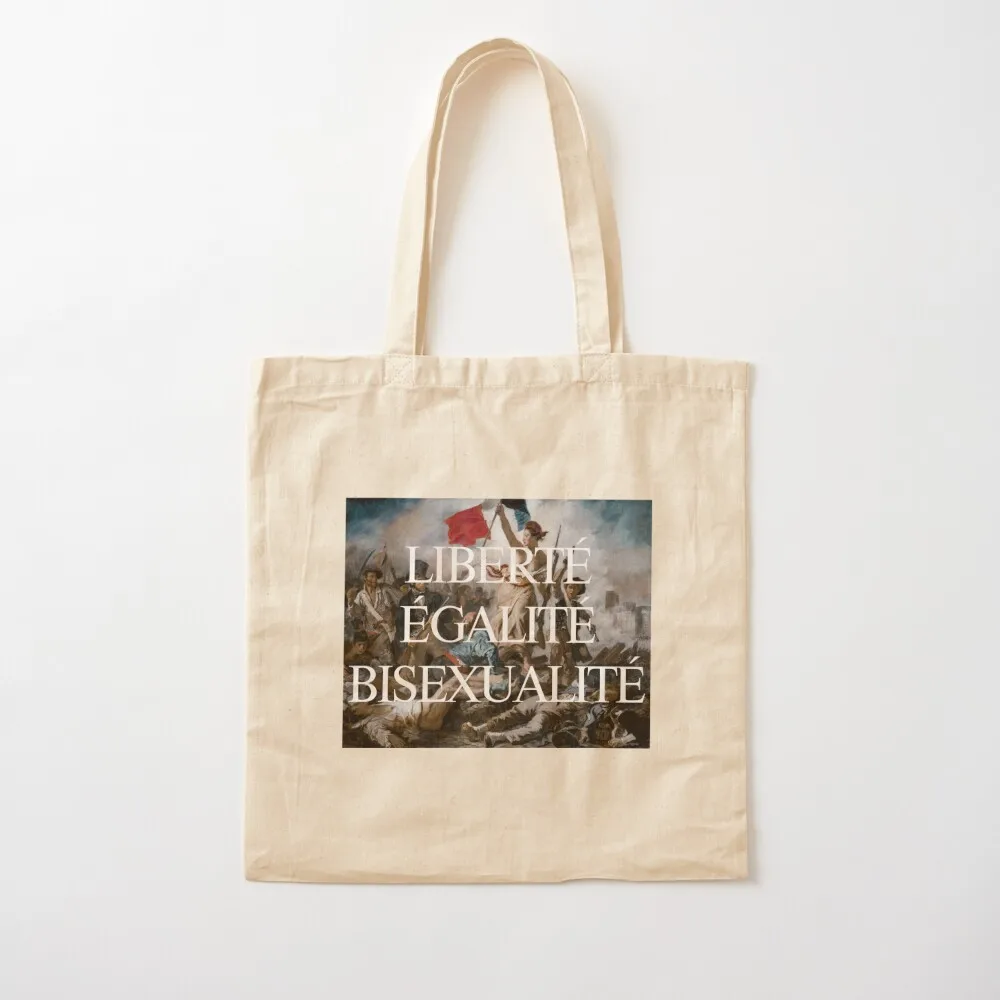 LIBERTé éGALITé BISEXUALITé Большая сумка Настраиваемая сумка-тоут Сумка-шоппер женская
