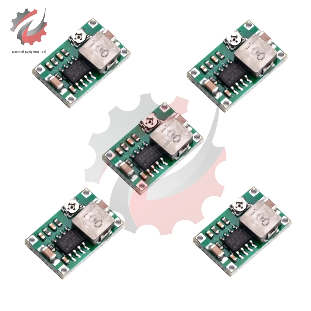 5PCS DC-DC Mini360  Buck Converter Step Down Power Supply Module 4.75V-23V To 1V-17V Adjustable 3A For Arduino Replace LM2596