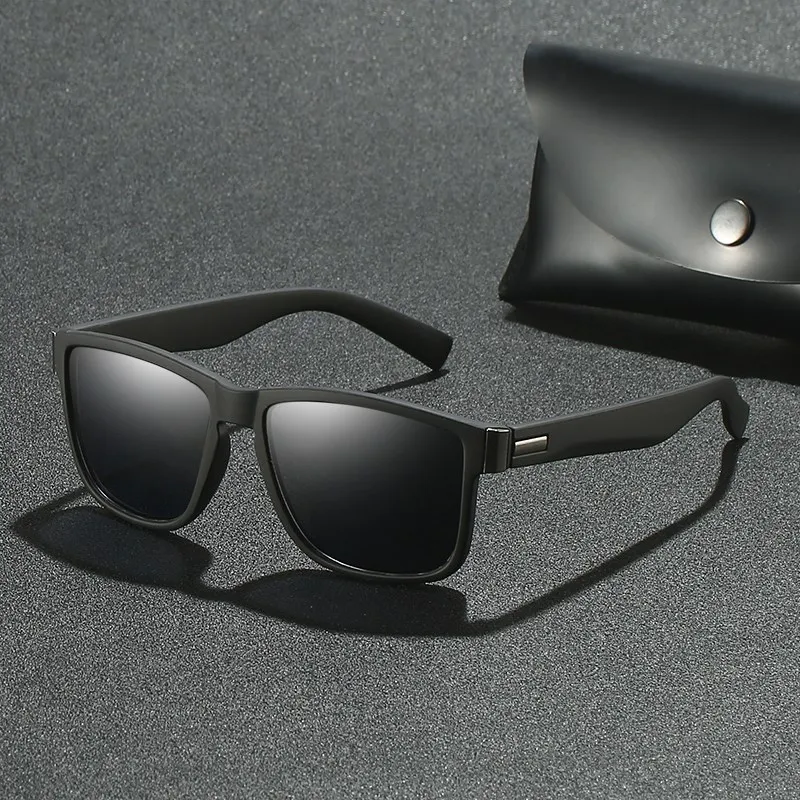

New Luxury Polarized Sunglasses classic Vintage Square Polaroid Sun Glasses Men Beach Surfing Shades Glasses UV400 Óculos De Sol