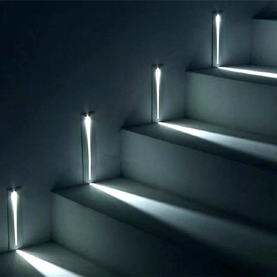 

Recessed LED Stair Light 3W AC85-265V Outdoor Waterproof Aisle Corridor Step Light Garden Park LED Corner Light