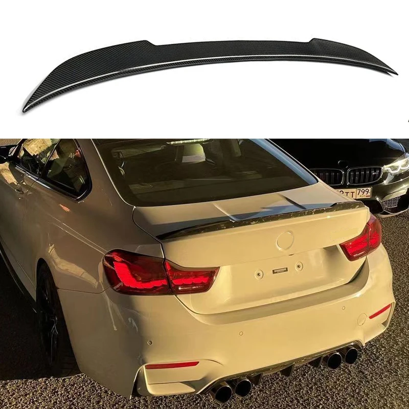 Задний спойлер из углеродного волокна в стиле CS для BMW F36 4 серии 2-дверного седана