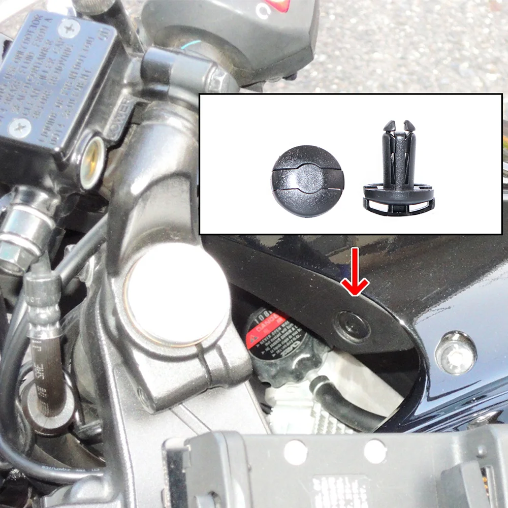 10 шт. винтовые заклепки для мотоцикла зажим 90683-GAZ-003 Honda CB 250 F HORNET CBR R NSS 300 FORZA 600 -