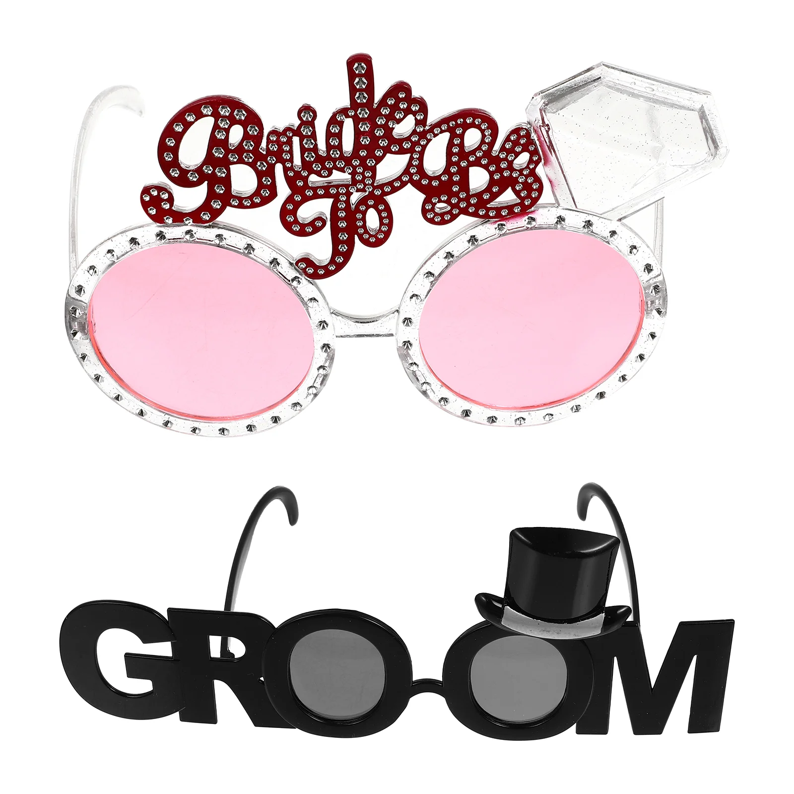 

Sunglasses Eyeglasses Glasses Party Bride Bachelorette Groom Wedding Novelty Silly Funny Hawaiian Eyewear Fillers Supplies Props