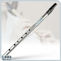 whistle tube tin whistle key of dc irish instrument perfect for beginners high c goldsilver