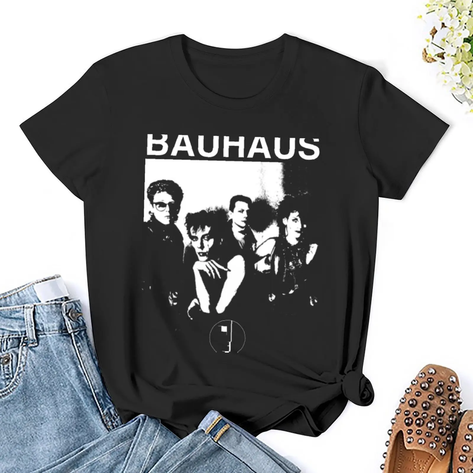 Bauhaus 80-х годов веселая кавайная одежда летний топ женская