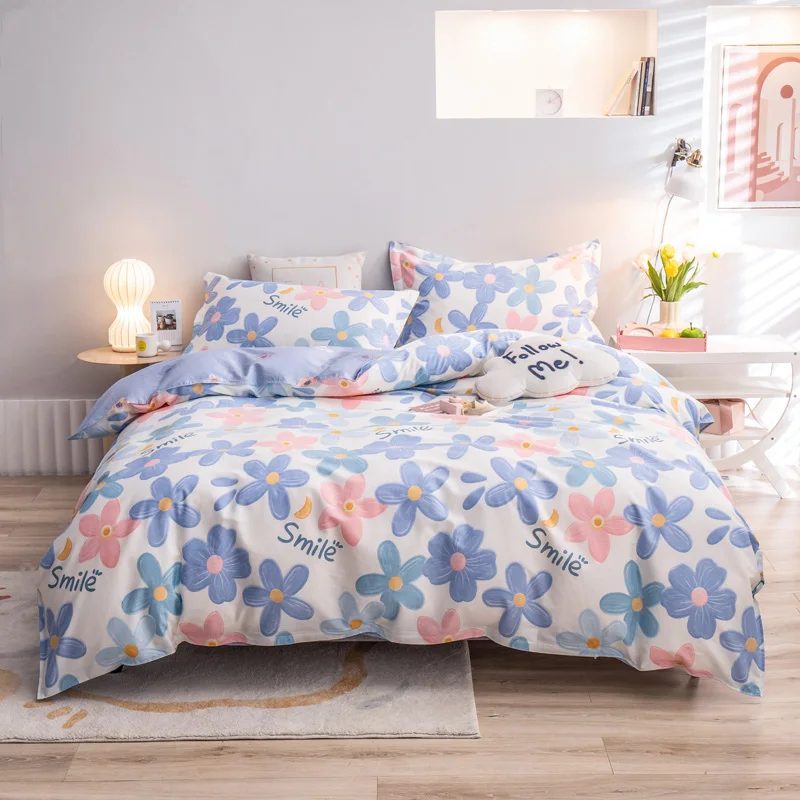 2022 Latest Bedding Set High Quality Skin Friendly Queen King Size Duvet Cover Sets Printing Quilt Cover Sets 3pcs/4pcs
