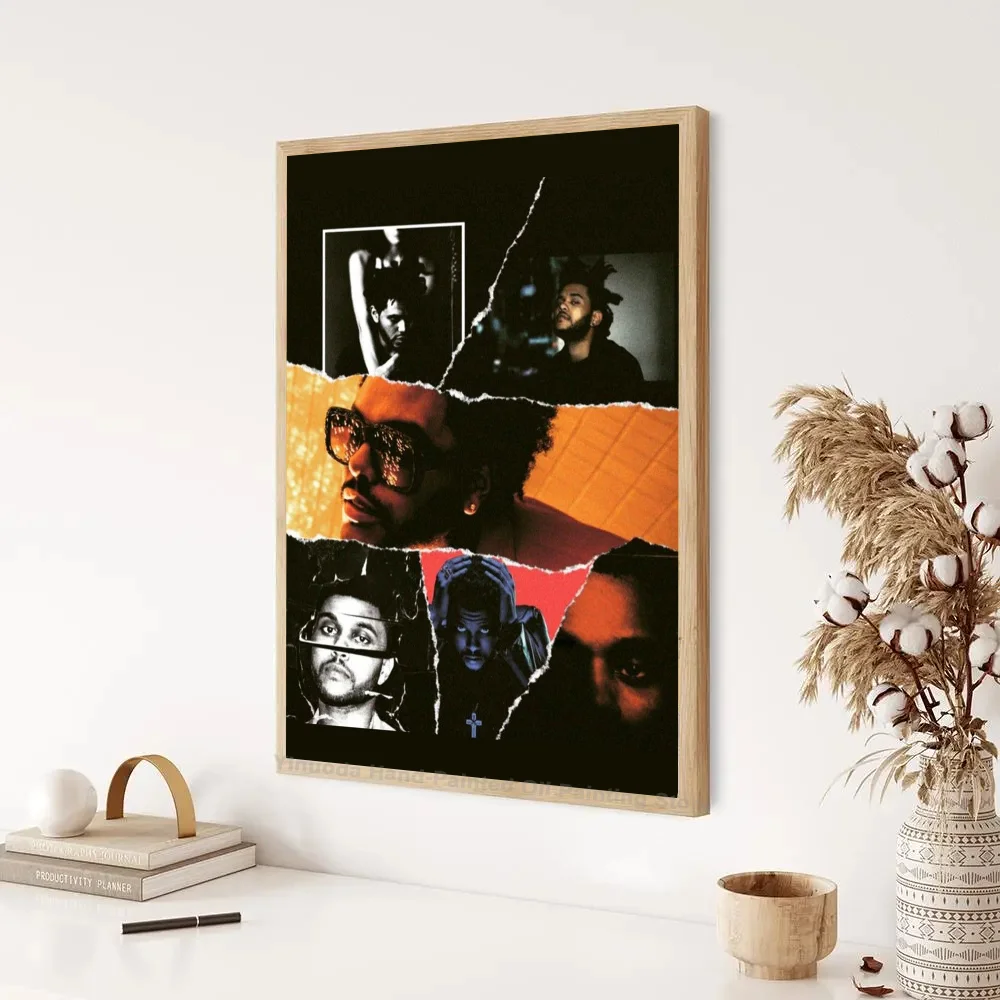 Плакат The Weeknd - Популярный График С Бумажным Принтом Для Домашнего Декора