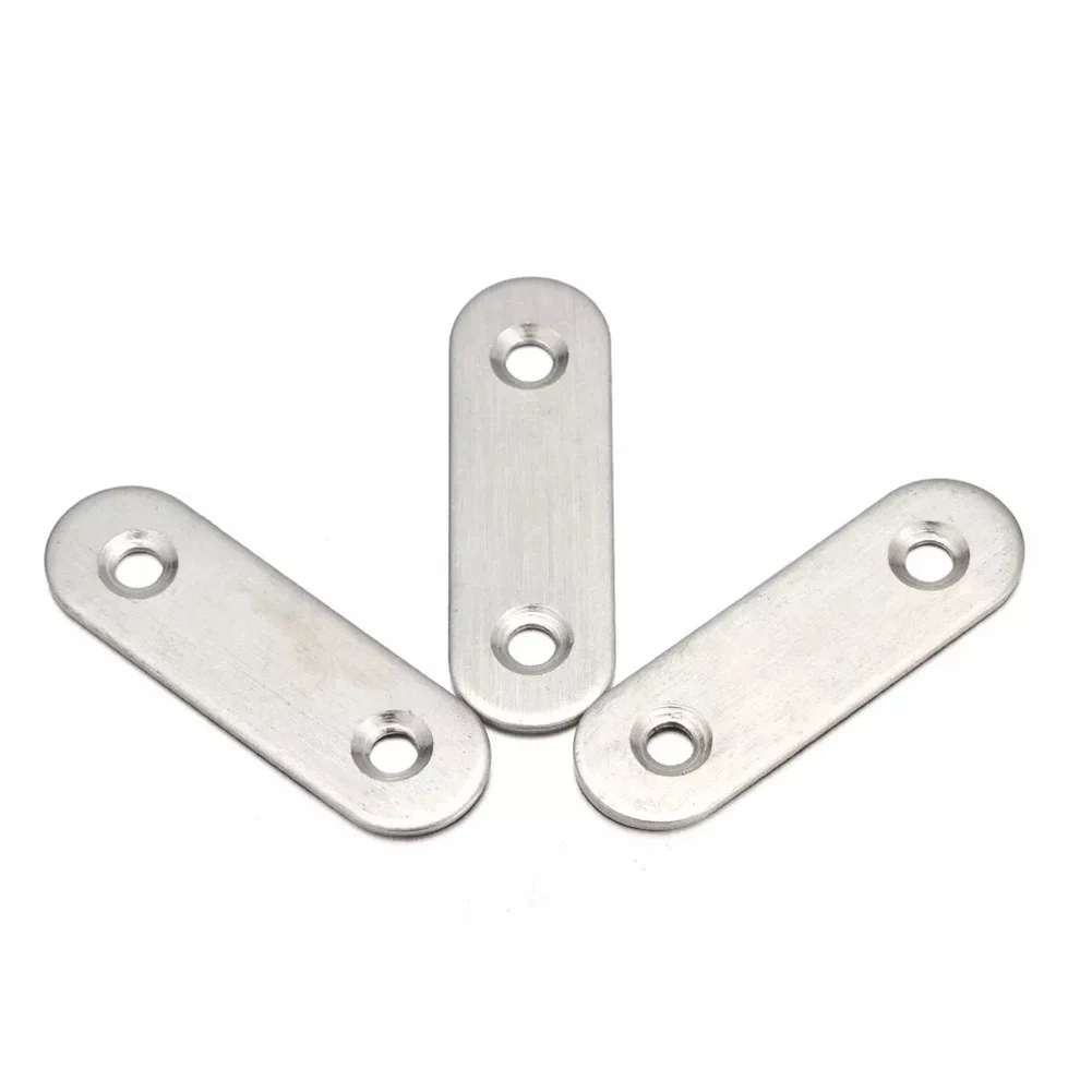 

Brand New Corner Brackets 10 Pcs 2 Holes Corrosions Durable Easy To Install Longevity Rust-Resistant Stainless Steel