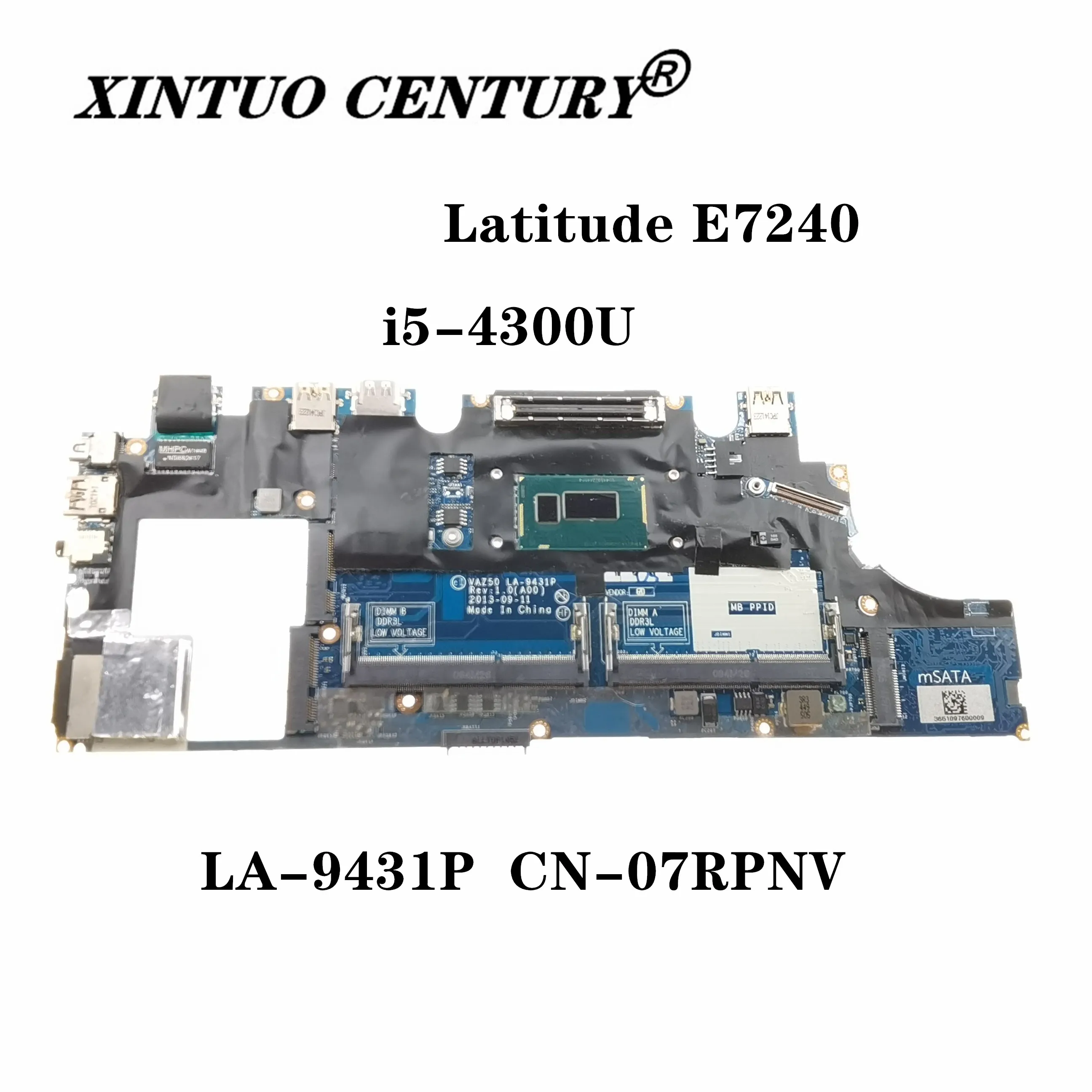 

Материнская плата для DELL Latitude E7240 с Φ 1,9 Ghz 7RPNV 07RPNV