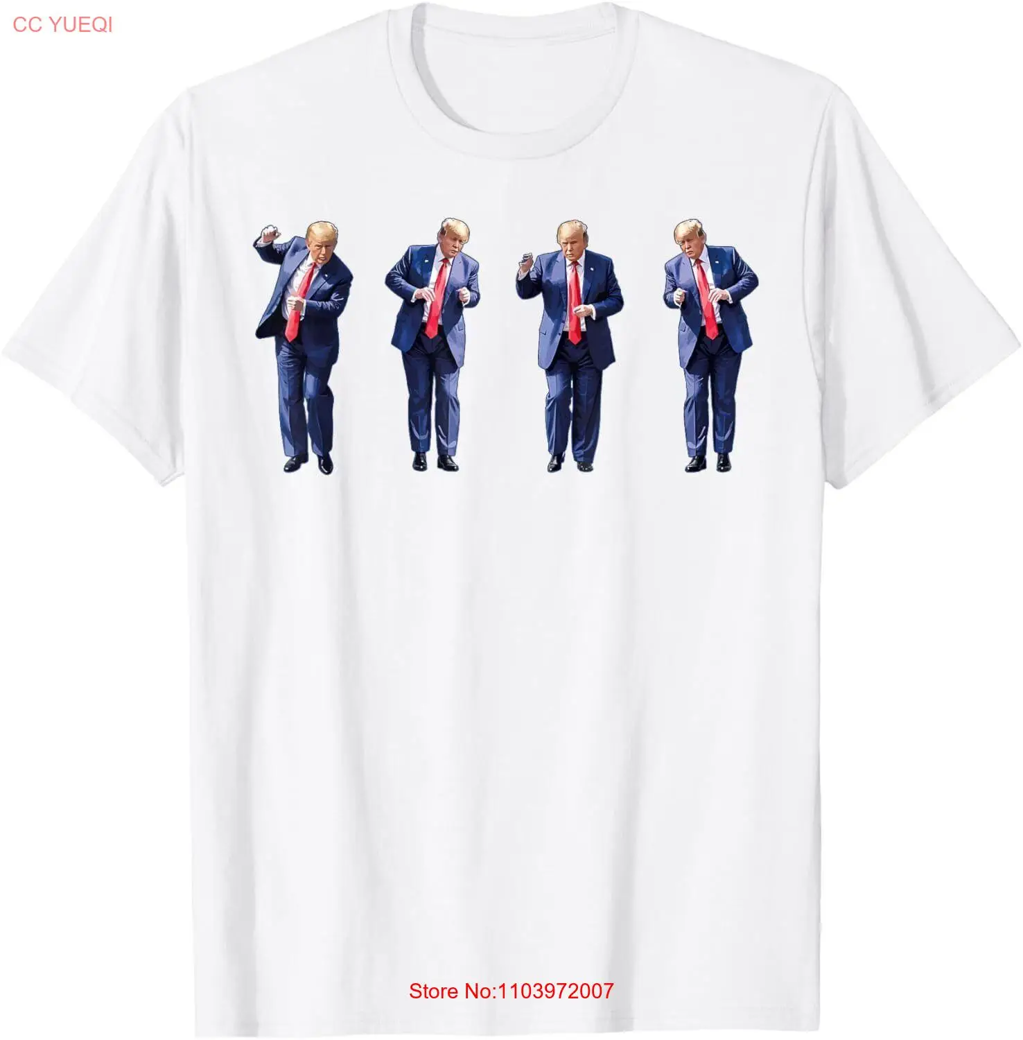 Забавная футболка для танцев Trump Dancing Like A Felon Vote 2024 MAGA