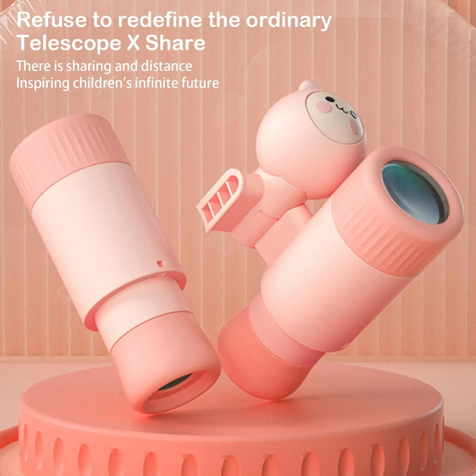 

Children's Cartoon Binoculars Mini Share Telescope Detachable Telescope Science Single Toys Learning Educational Kids Binoc M5n4