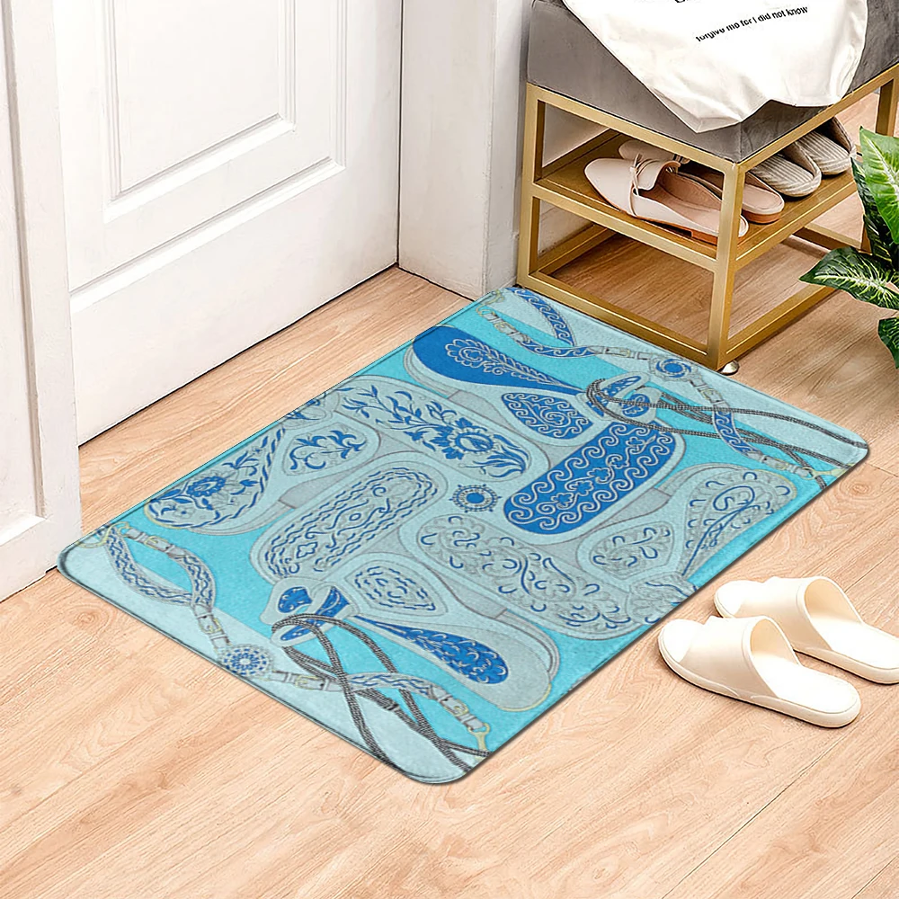 

Коврик для ванной комнаты, маленький коврик для душа, декоративный Впитывающий Коврик для ног, коврик для входной двери, кухонный коврик, ко...