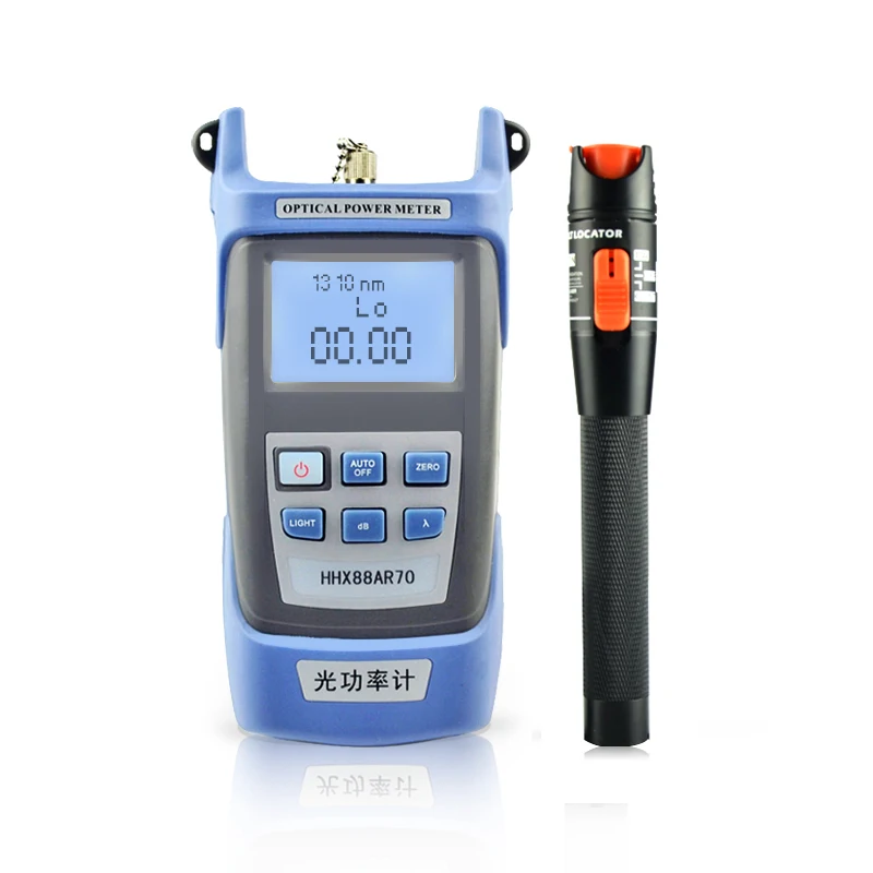 

Optical Power Meter + Red Light Pen 1MW FTTH Optic Fibre Cable Optical Power Meter Tester