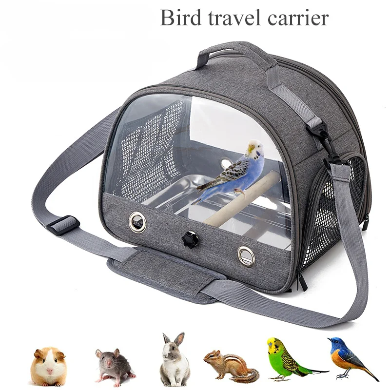 Портативная складная клетка для птиц из ткани Оксфорд домашнего использования