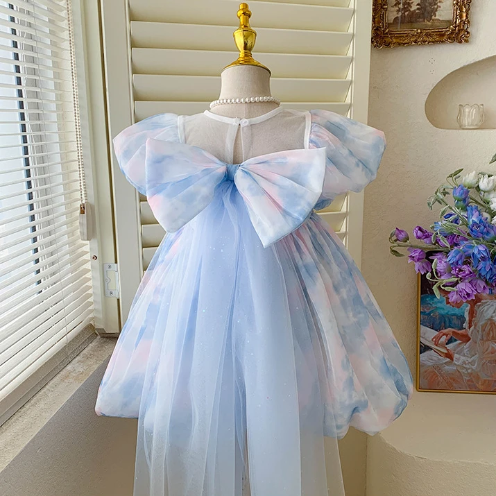 

Girls Dress 2023 Kids Dresses for Girls Princess Dress Children Clothes Girls Birthday Wedding Party Vestido Infantil