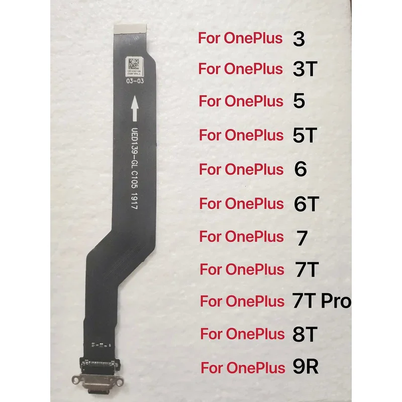 Для OnePlus 3 3T 5 5T 6 6T 7 7T 8T 9 9R 8 Pro USB-порт для зарядки типа C док-станция гибкий кабель