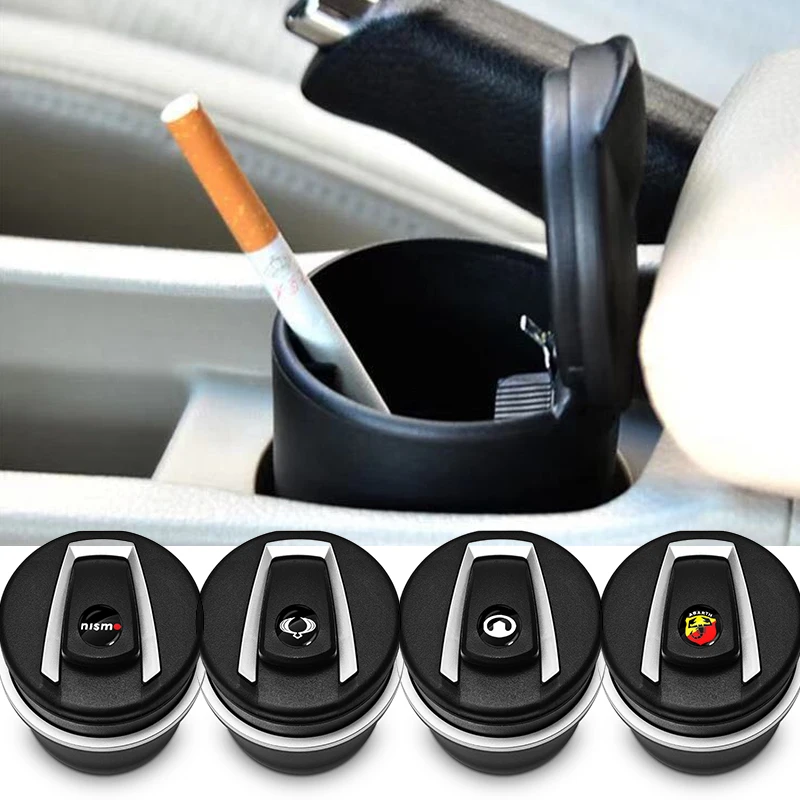 

1pcs Car Styling Flame Retardant LED Light Ashtray for Cadillac ATS Deville CT6 XT5 XT6 STS XTS SLR XLR CT4 SRX Eldorado BLS XT4