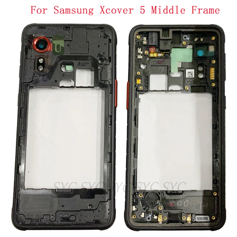 Средняя рамка центральный корпус телефона для Samsung Xcover 5 G525 G525F G525N рамка Крышка запасные части