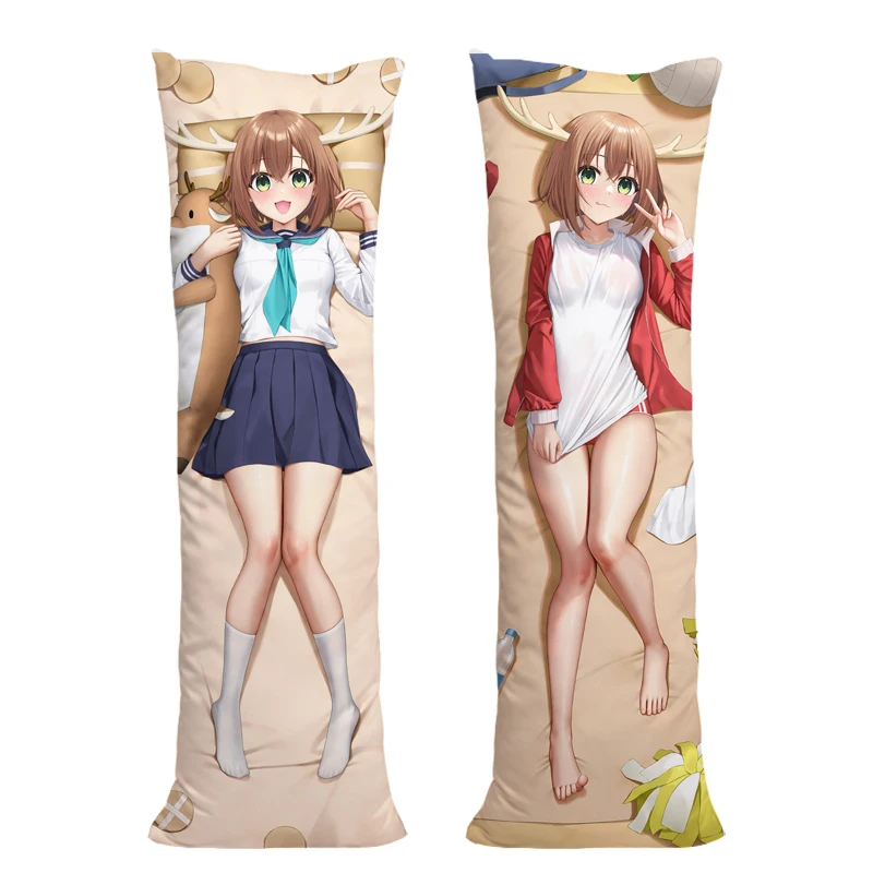 Аниме My Deer Friend Nokotan Noko Shikanoko Dakimakura чехол двусторонняя наволочка для всего тела