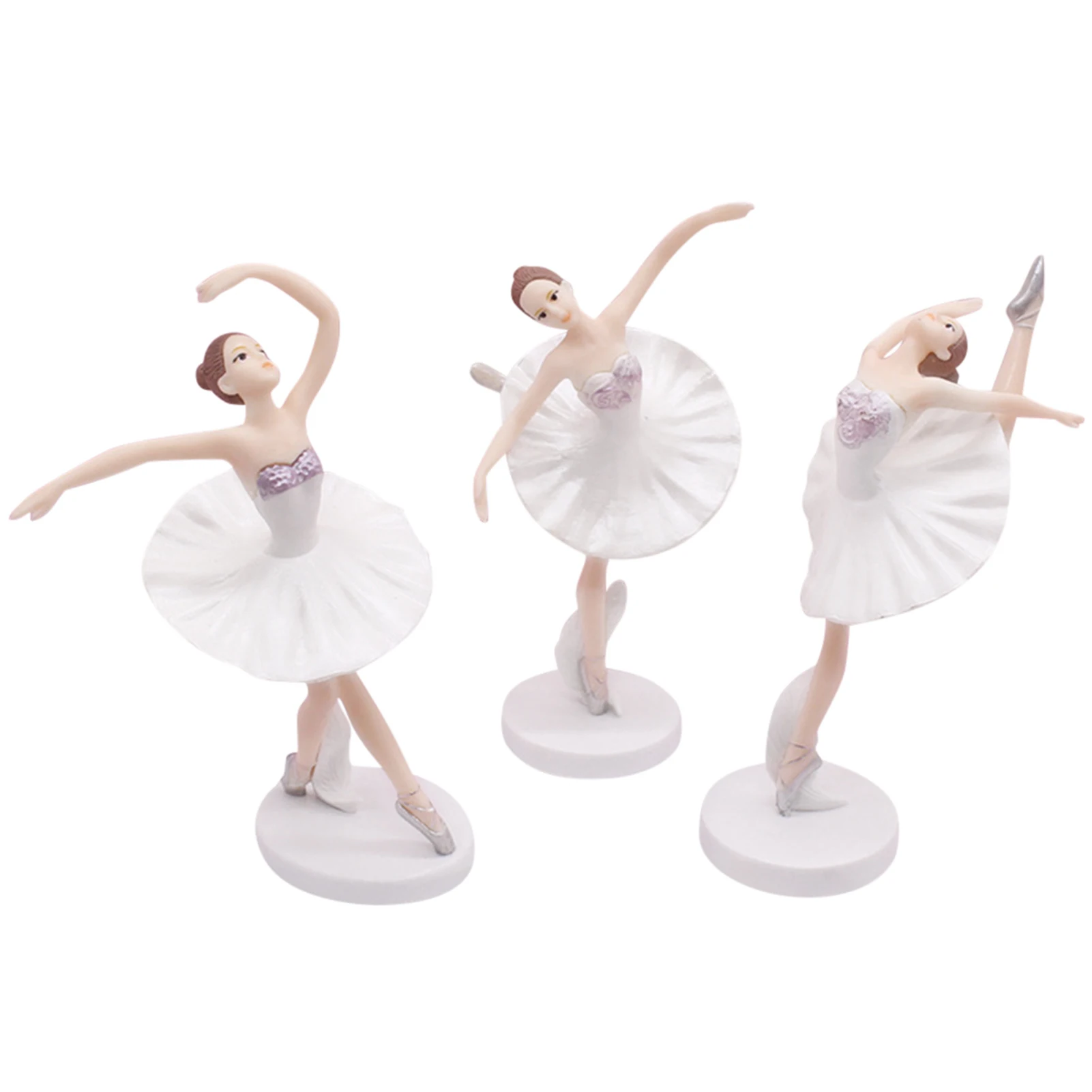 

Ballet Girls Figurine Wedding Birthday Cake Topper Doll House Ornament