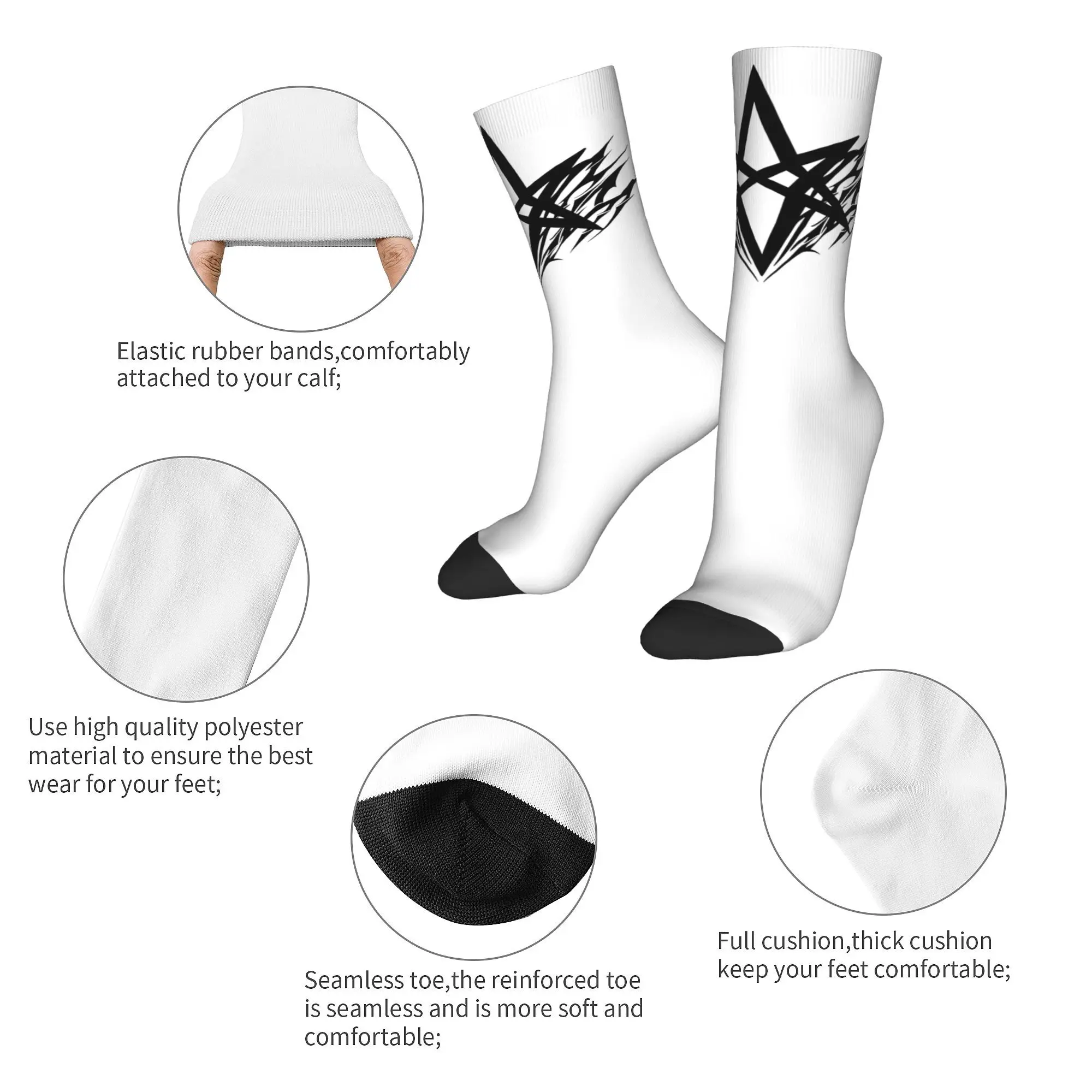 B-BMTH носки для женщин и мужчин все сезоны Мэтт Николс супер мягкие длинные