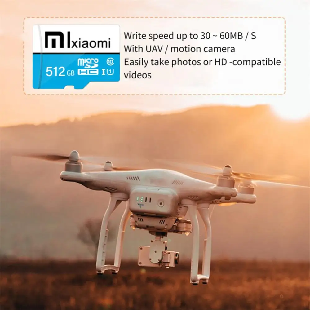Оригинальная карта памяти XIAOMI 256 ГБ 128 EVO Plus Flash Mini SD 32 Гб 64 512 класс 10