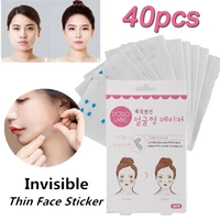 40pcsbox invisible thin face stickers waterproof breathable facial line wrinkle sagging skin v shape chin lifting patch 0 02mm