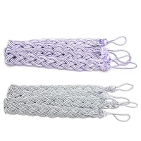 durable curtain tieback braided handcrafted anti rust curtain tie rope drapery tieback curtain holdback 1 pair