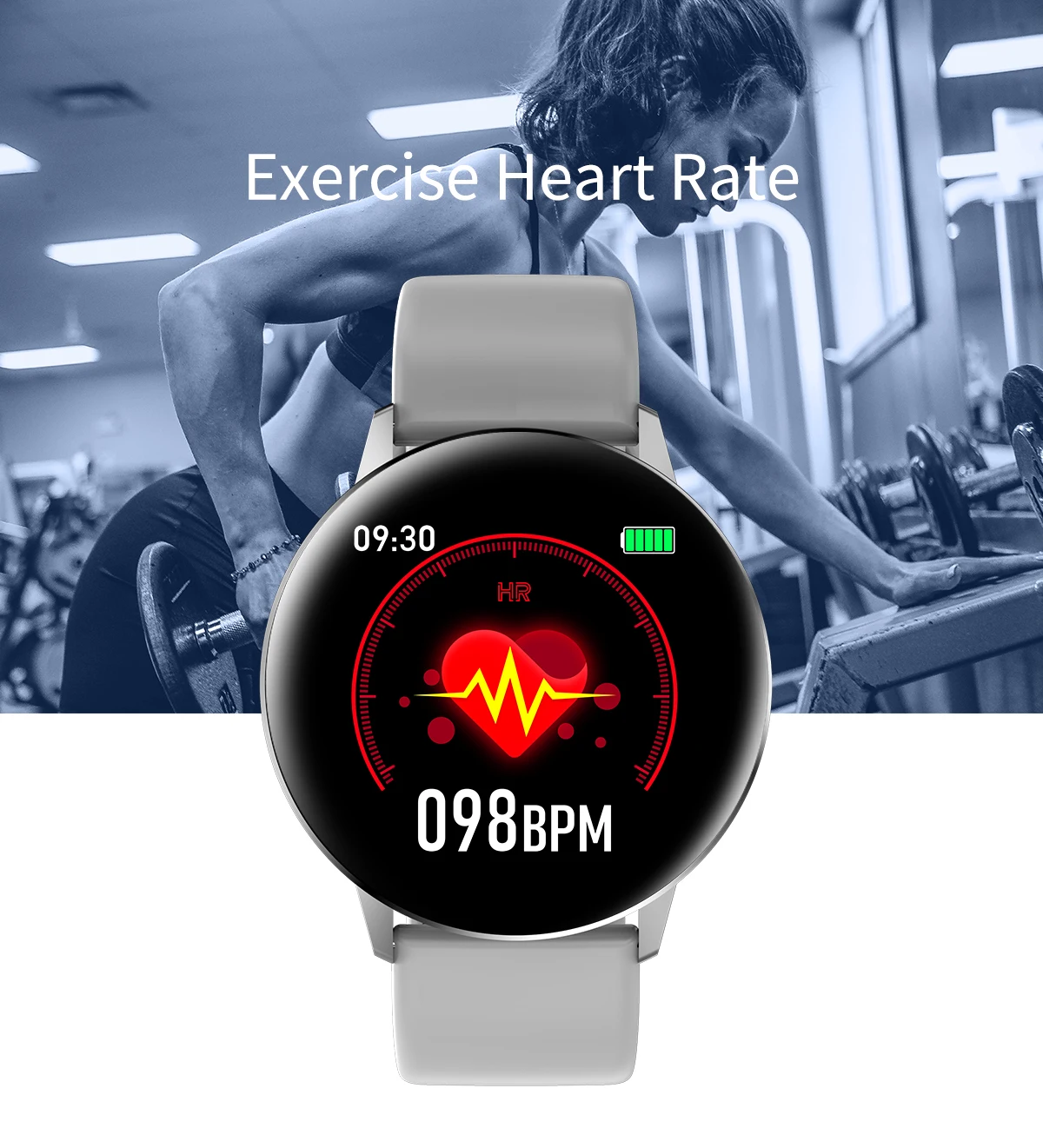 TD28 Smart Watch Fitness Exercise Pedometer Men's and Women's Heart Rate Monitor Smart Information Push For IOS Android Phone