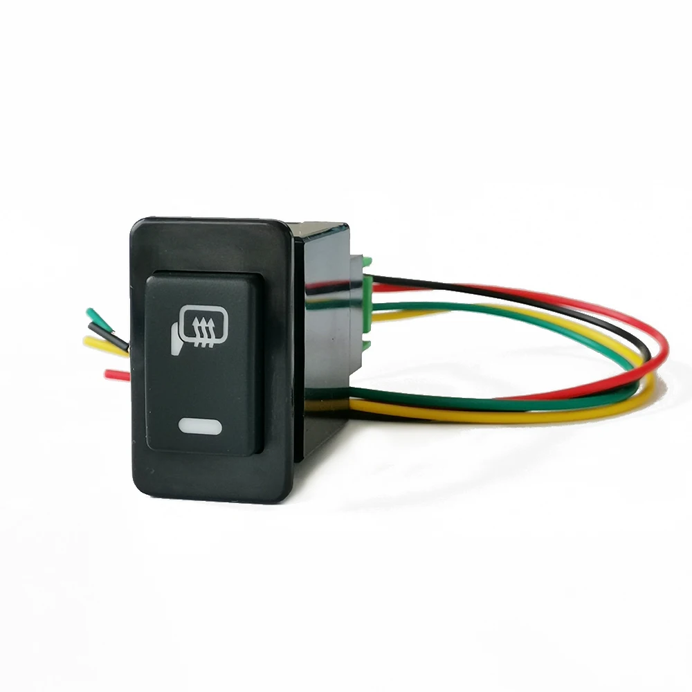 

1 шт., автомобильный светодиодный светильник, сиденье, радар, рулевое колесо, зеркало с подогревом, кнопка блокировки дифференциала, переключатель с проводом для Nissan Paladin