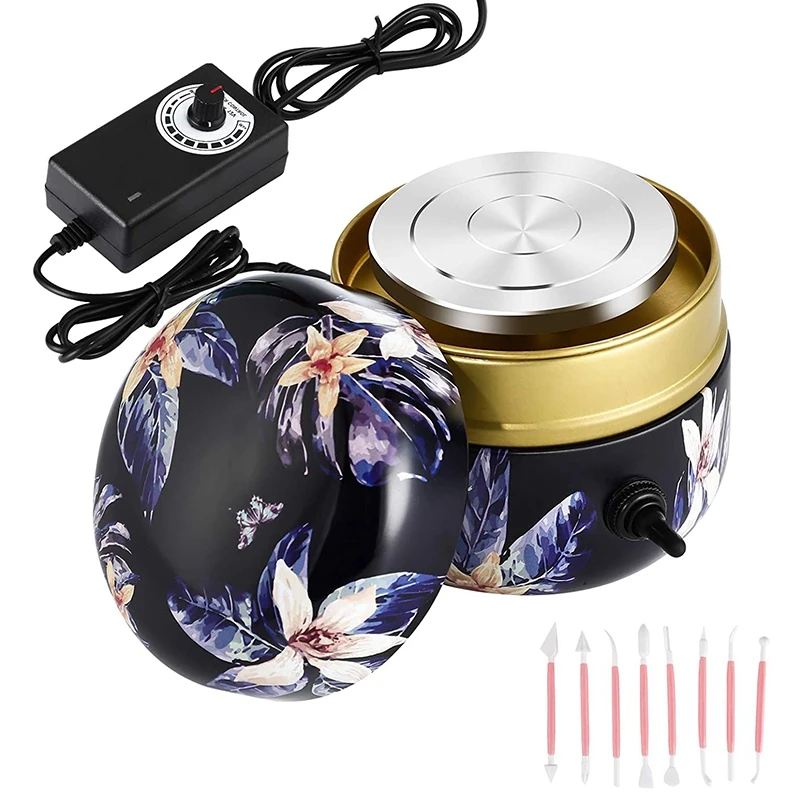 

Мини-машина для изготовления керамических колес, небольшая электрическая формовочная машина для изготовления керамики с лотком для искусс...