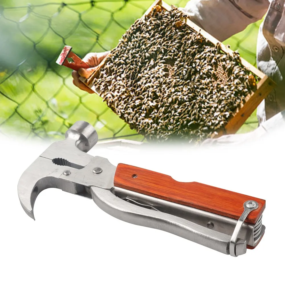 

Beekeeping Bee Hive Tool Combination Claw Multi-functional Hammer Beehive Scraper Product For Beekeeper Supplies Equipment