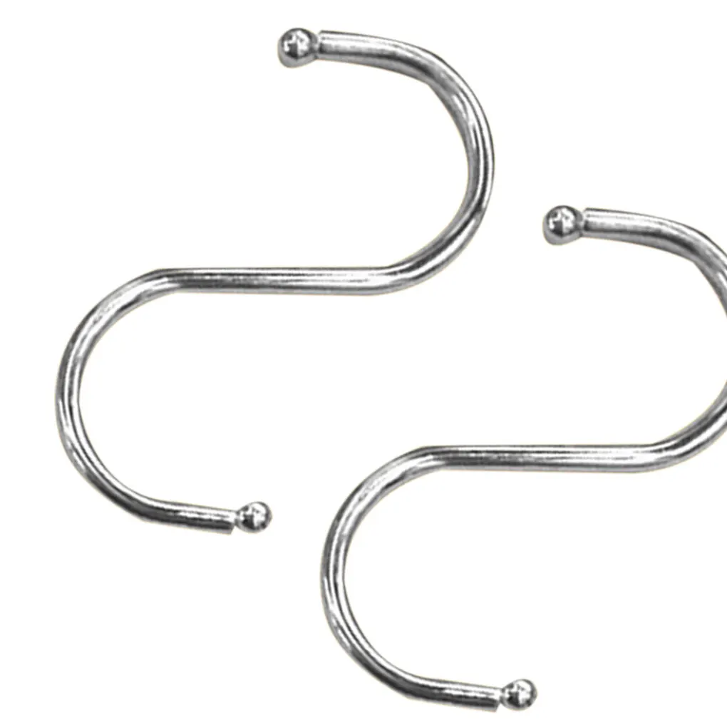 

5pcs S Shaped Hooks Kitchen Spoon Pan Pot Utensils Hangers Closet Clothes Handbag Coat Hook