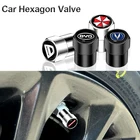 4 шт., алюминиевые противоугонные колпачки для автомобильных шин Mercedes Benz AMG W204 W203 W212 W211 W124