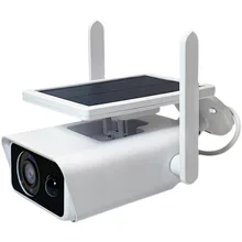 Solar IP Camera 3MP Bullet  Built-in  Battery Microphone and Speaker IP Camera Solar Panel Mobile Phone Remote Control APP 