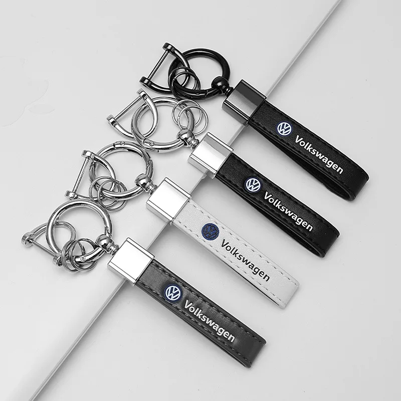 Креативный автомобильный брелок винтажный кожаный из цинкового сплава для Volkswagen