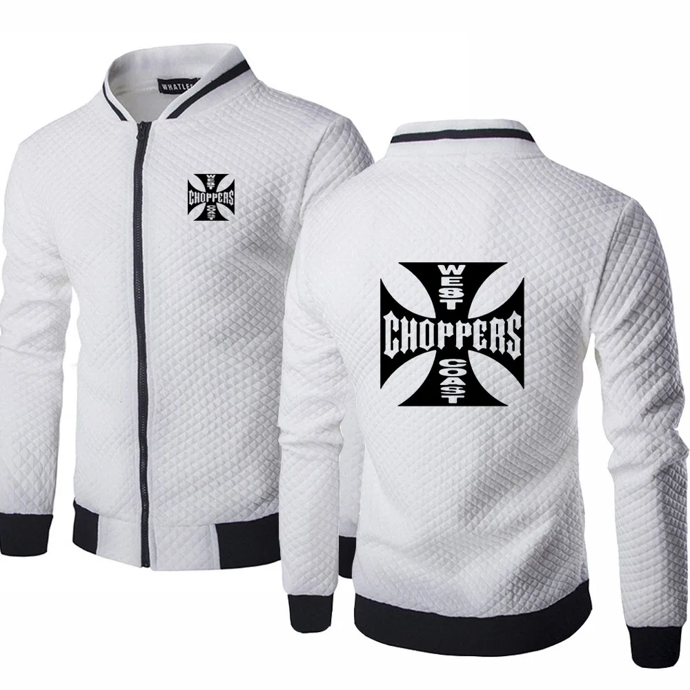 

Fashion Trend Men's Zip Jacket West Coast choppers Spring Autumn Casual High Quality Cotton Men's Sport Sweatshirt